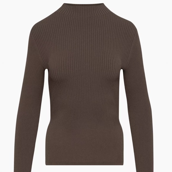 Aritzia Babaton Sculpt Knit Tie-Back Longsleeve - Picture 8 of 14